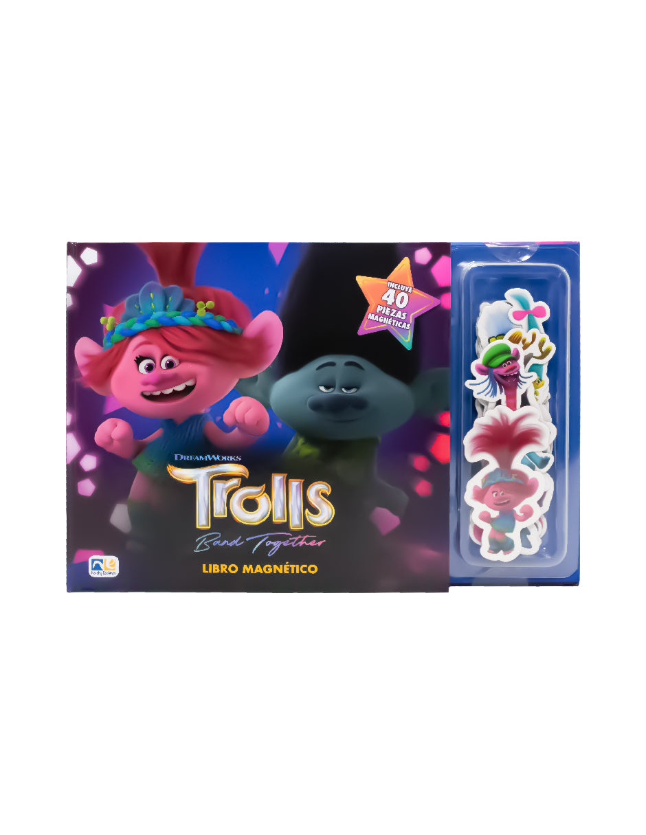 Libro Magnetico Trolls Band Together