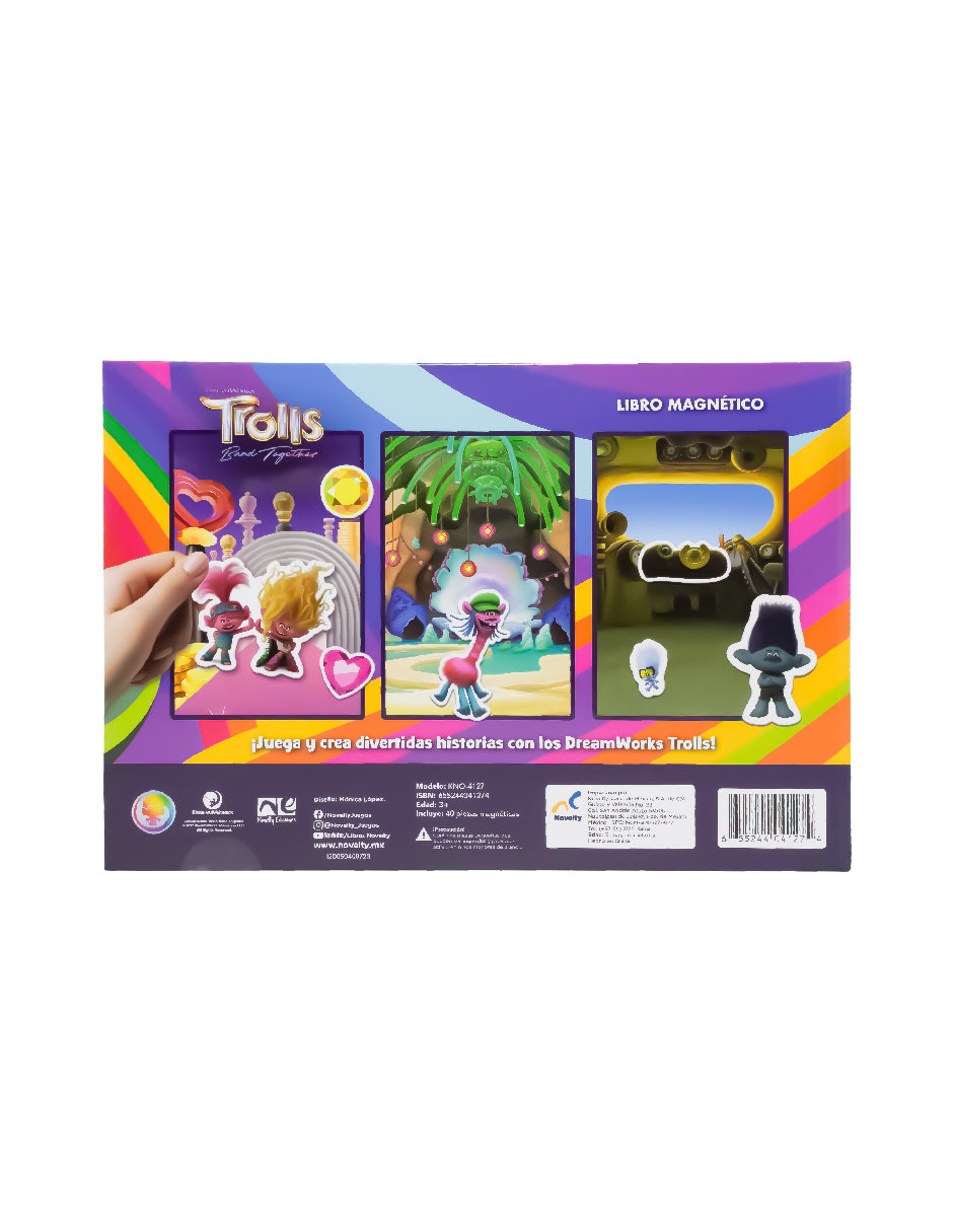 Libro Magnetico Trolls Band Together