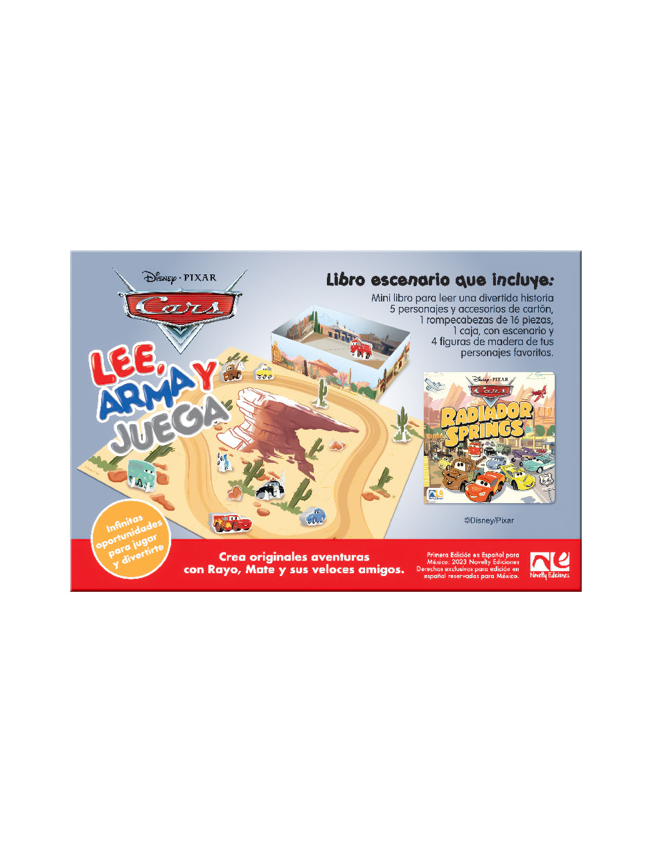 Libro Infantil Con Escenario Cars