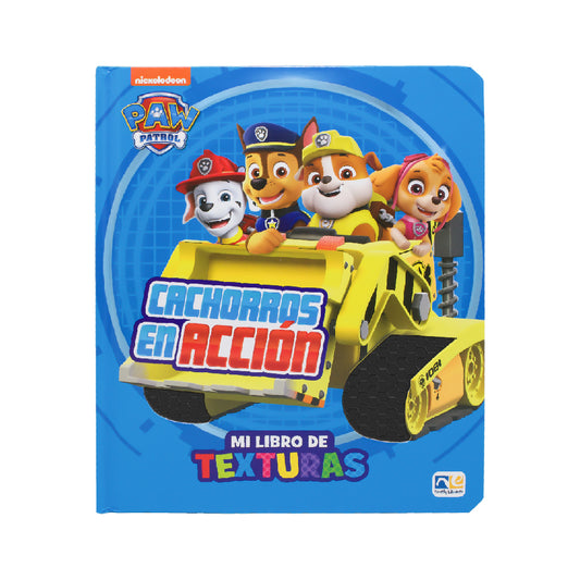 LIBRO PREESCOLAR DE TEXTURAS PAW PATROL