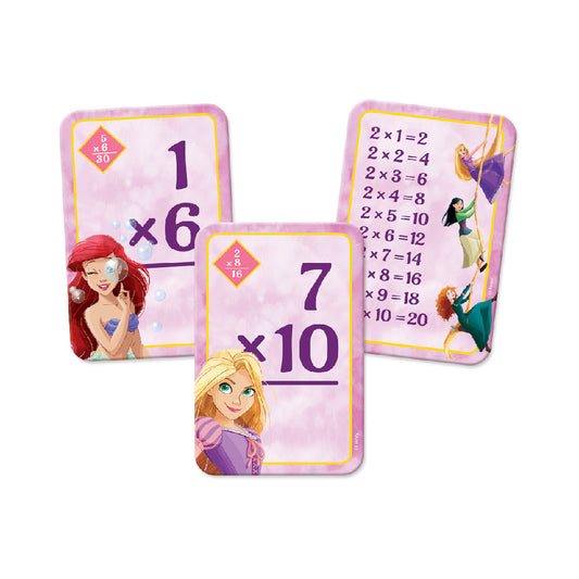 Flashcards Multiplicaciones Disney Princesas