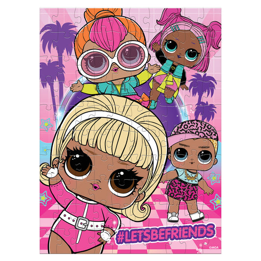 Rompecabezas en Bolsa Metalizada para Niños de LOL Surprise - Novelty Corp.