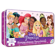 Rompecabezas de las Princesas de Disney Panorámico 3 en 1 - Novelty - Novelty Corp.