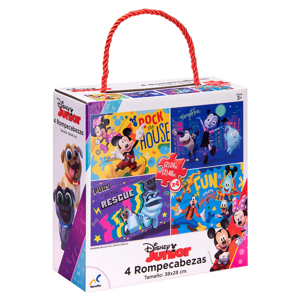 Rompecabezas 4 en 1 Disney Junior Novelty Corp