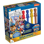 Rompecabezas para Niños Doble Vista + 4 Crayones Paw Patrol - Novelty Corp.