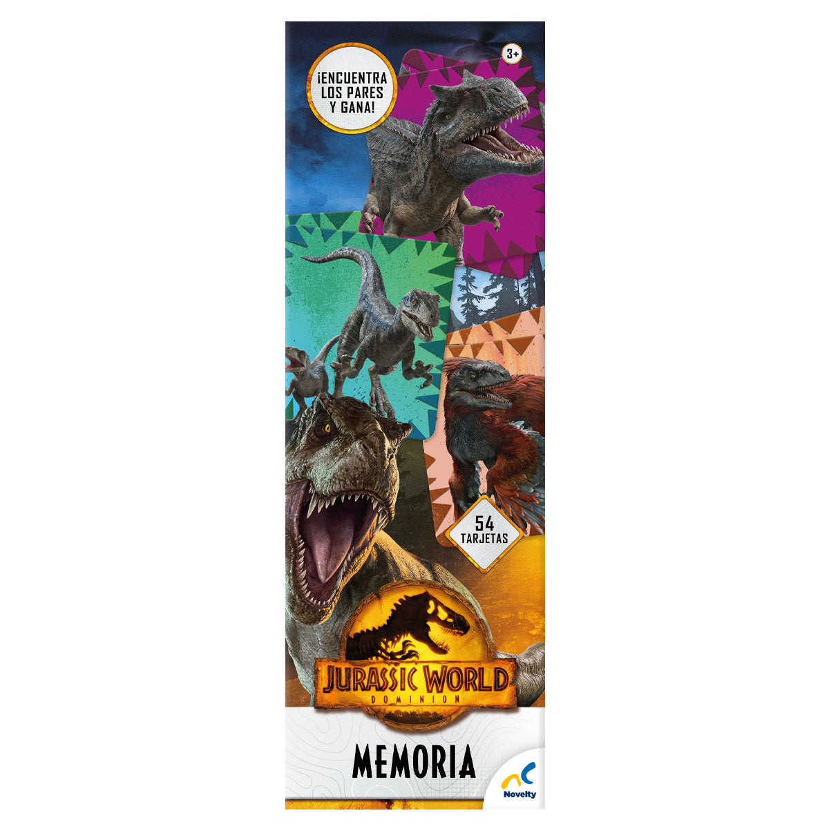 Memoria Infantil de Jurassic World Dominion - Novelty