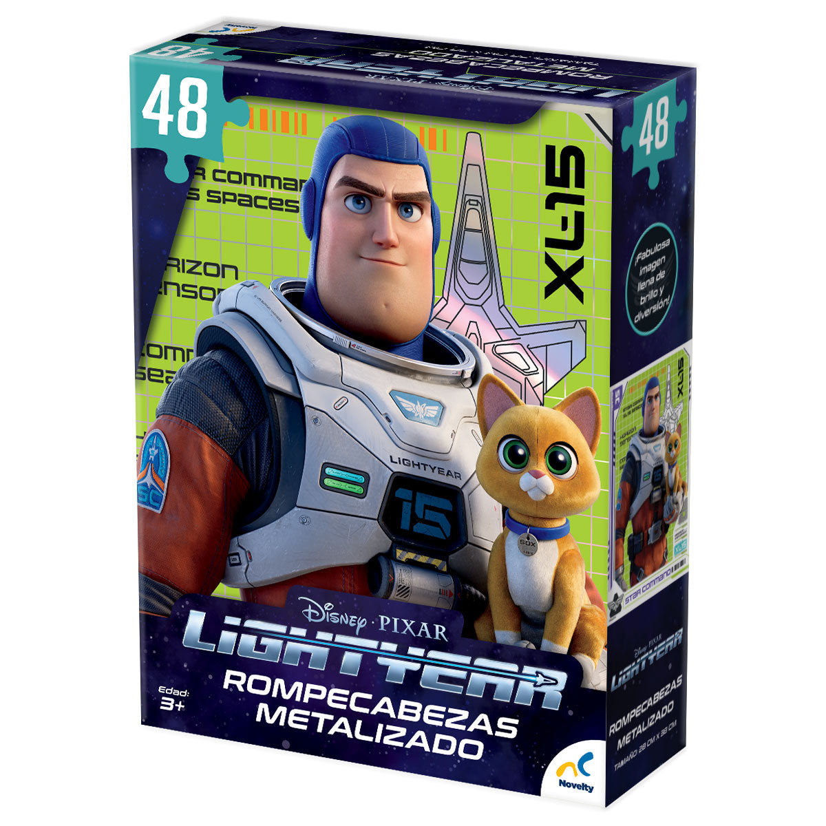 Rompecabezas Brillo Metálico de Lightyear - Novelty