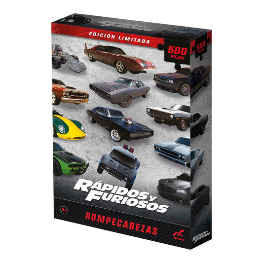 Rompecabezas edición limitada fast & furious 500 piezas
