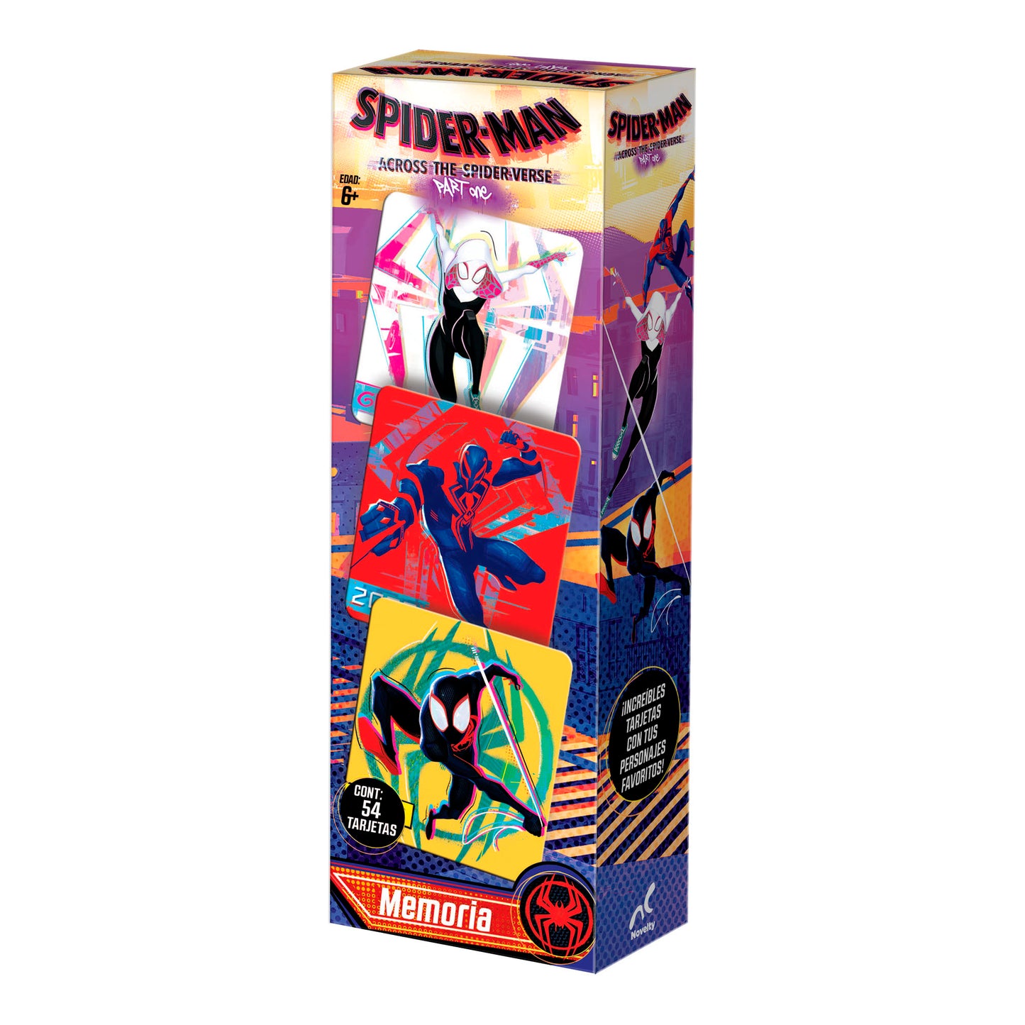 NOVELTY, Memoria Infantil, Spider Man, Juego de Mesa, Juegos Clásicos y Tradicionales
