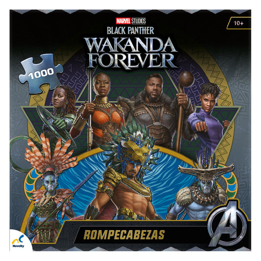 Rompecabezas coleccionable black panther wakanda forever