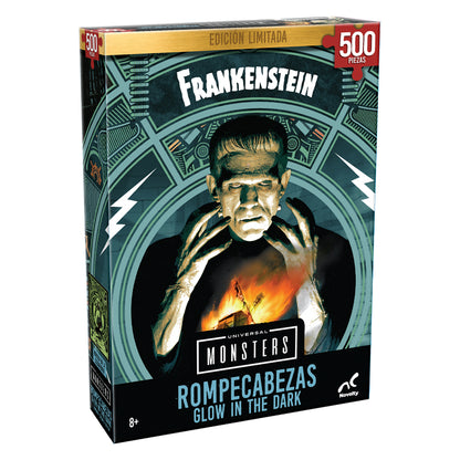 Rompecabezas Brilla en la oscuridad Frankenstein 500 Piezas