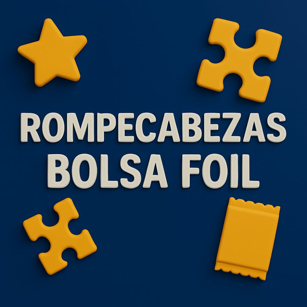 Rompecabezas en Bolsa Foil | Compactos, Prácticos y Divertidos | Novelty.mx
