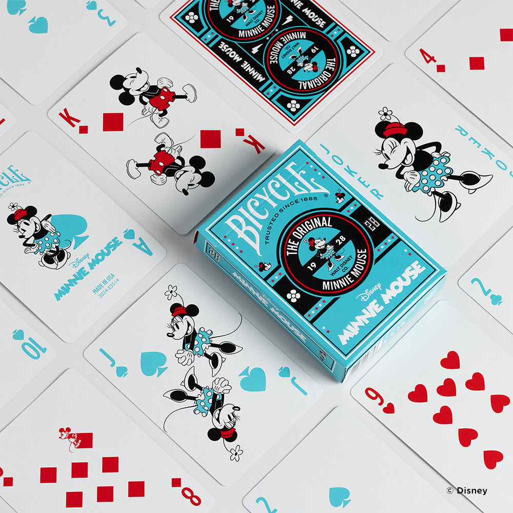 Baraja Bicycle coleccionable Disney Minnie Mouse 54 cartas