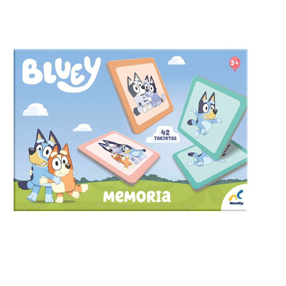 Memoria Infantil Bluey 42 Tarjetas | Juego de Memoria para Niños