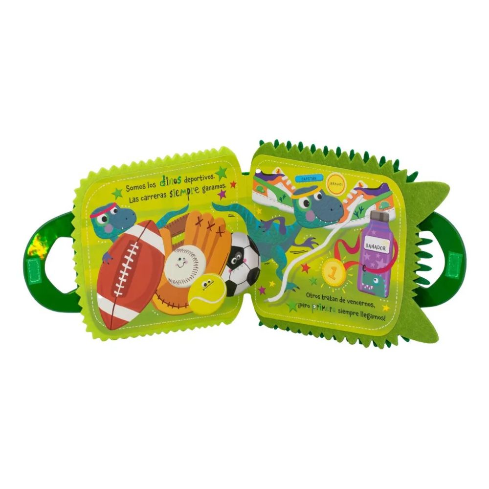 Mi Dino Mochila Libro Interactivo Con Dinosaurios
