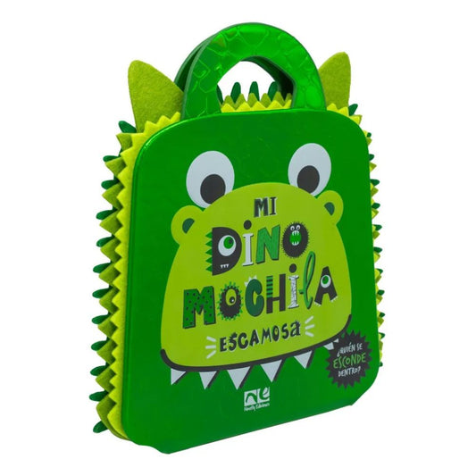 Mi Dino Mochila Libro Interactivo Con Dinosaurios