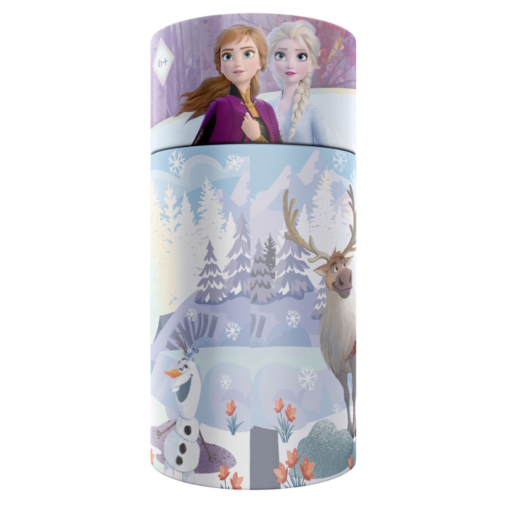 Rompecabezas Infantil Frozen Cilindro