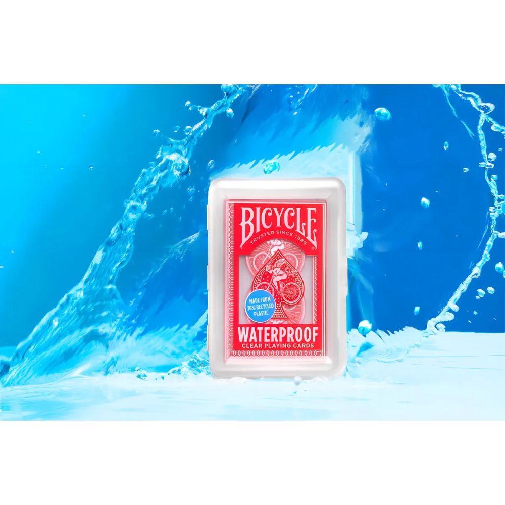 Baraja Bicycle Waterproof – Cartas Resistentes al Agua con Caja Plástica