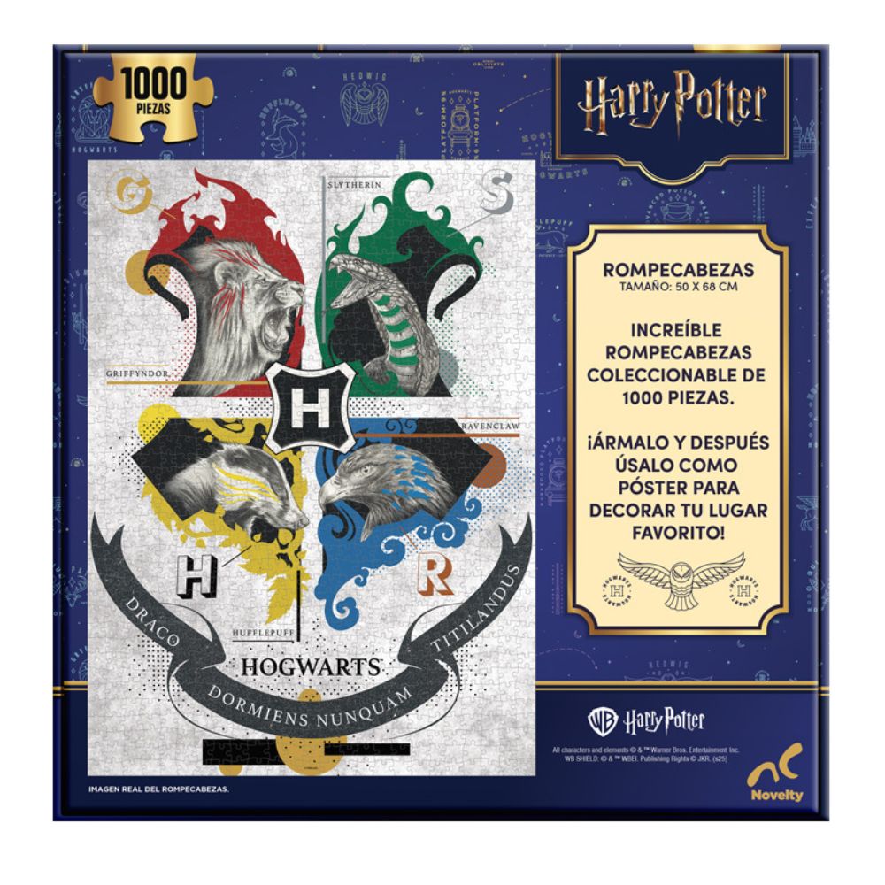 Rompecabezas Coleccionable Harry Potter de 1000 Piezas