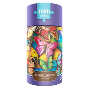 Rompecabezas Novelty mariposas Cilindro 1000 Piezas