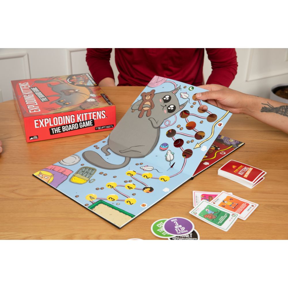 Juego de Cartas Exploding Kittens Edición El Juego del Tablero