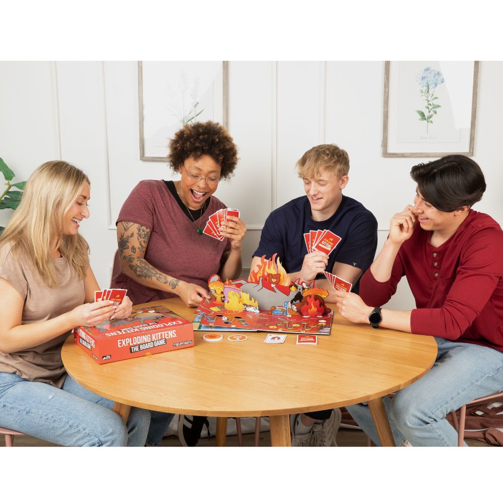 Juego de Cartas Exploding Kittens Edición El Juego del Tablero