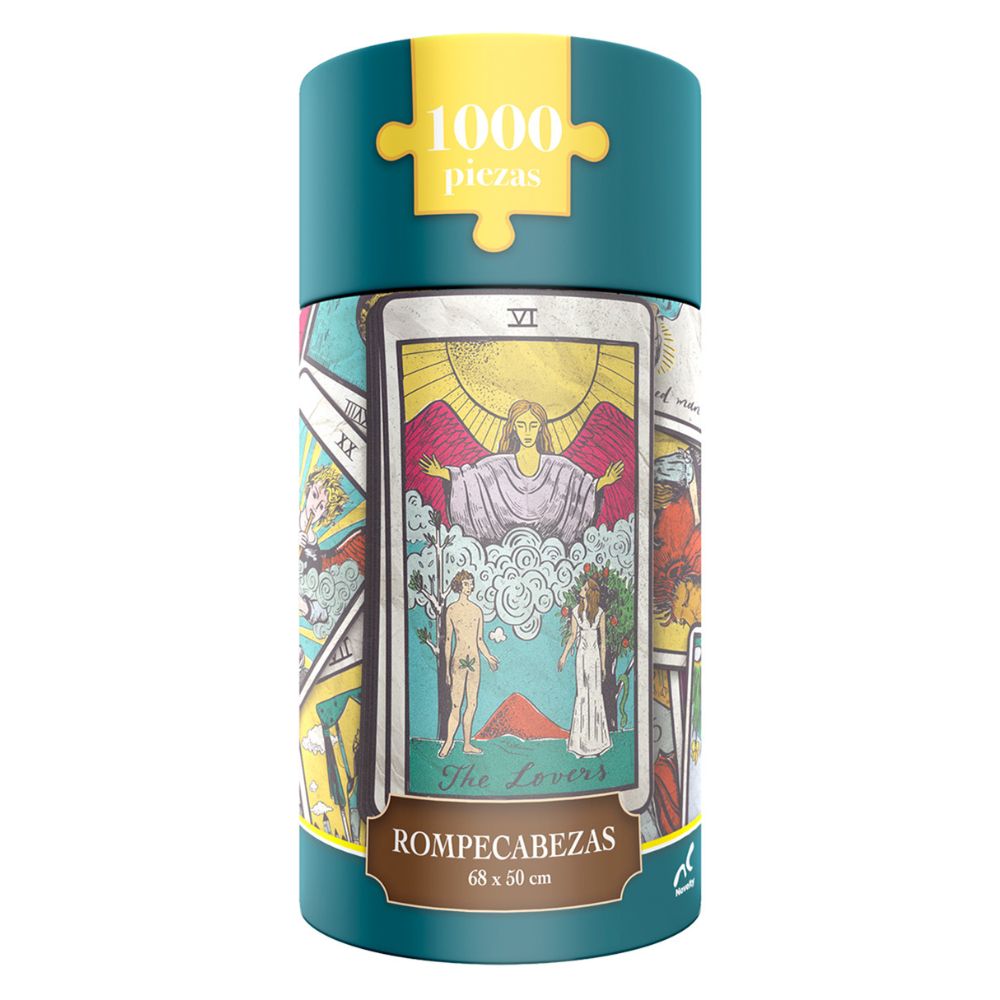Rompecabezas Tarot 1000 Piezas | Cilindro Coleccionable con Póster