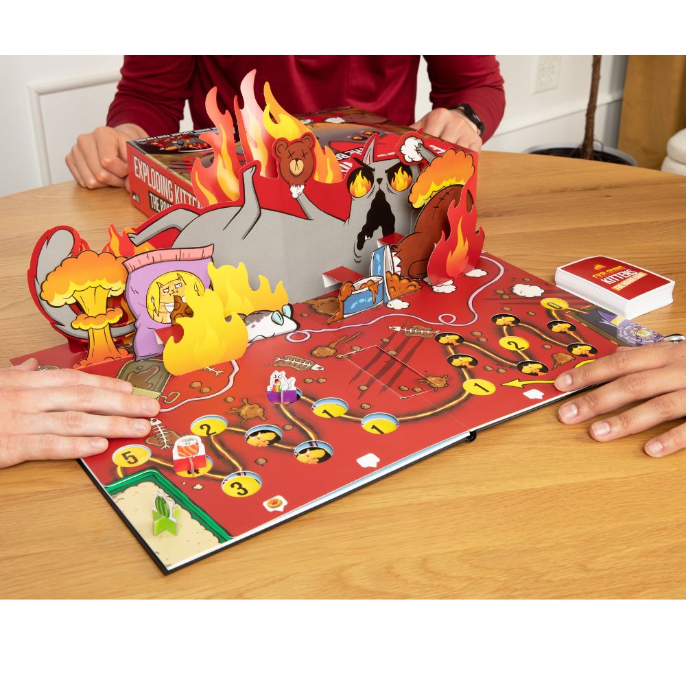 Juego de Cartas Exploding Kittens Edición El Juego del Tablero