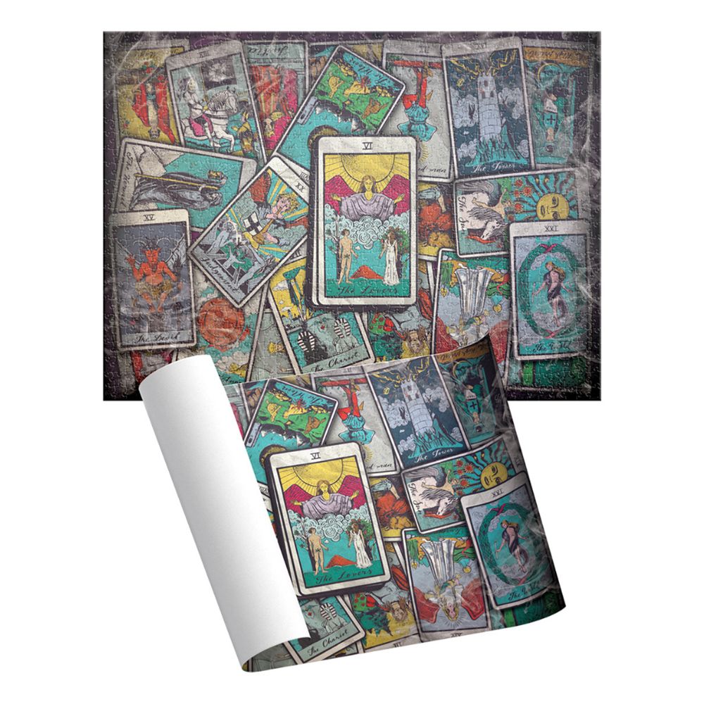 Rompecabezas Tarot 1000 Piezas | Cilindro Coleccionable con Póster