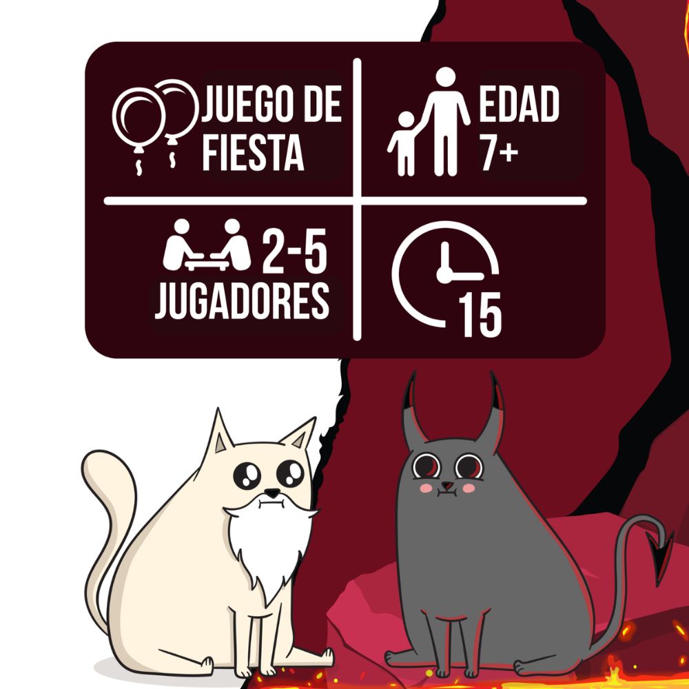 Juego de Cartas Exploding Kittens El Bien vs El Mal