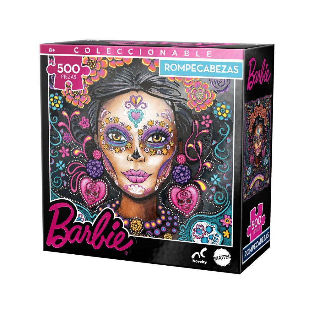 Rompecabezas Barbie Catrina Metalizado Coleccionable 500 Piezas