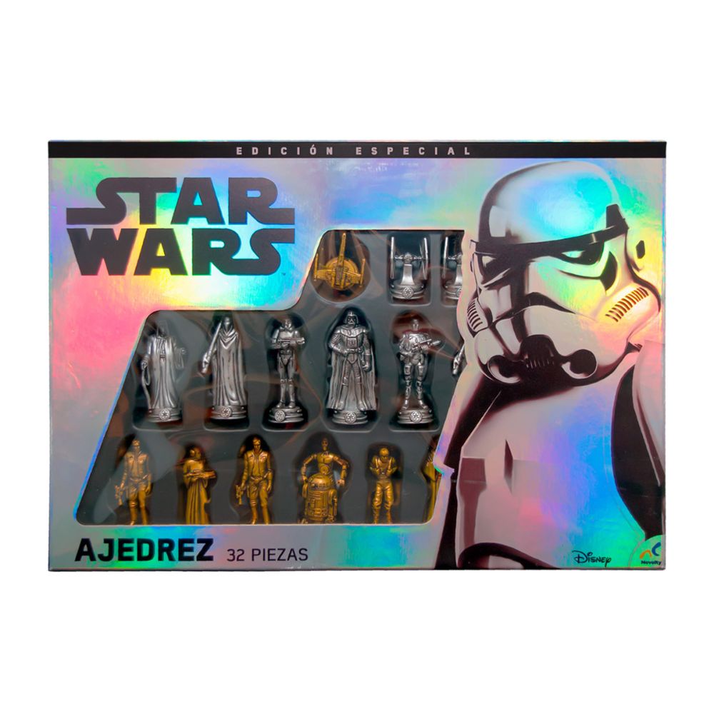 Ajedrez Star Wars 3D | Juego de Mesa Coleccionable con Piezas Pintadas a Mano