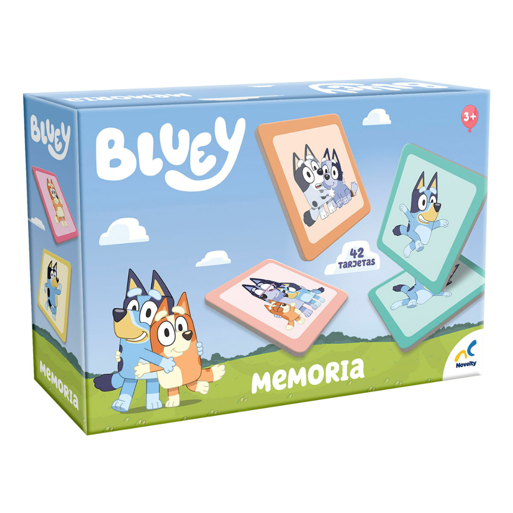Memoria Infantil Bluey 42 Tarjetas | Juego de Memoria para Niños