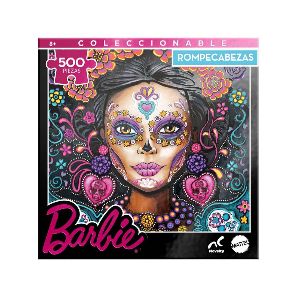 Rompecabezas Barbie Catrina Metalizado Coleccionable 500 Piezas