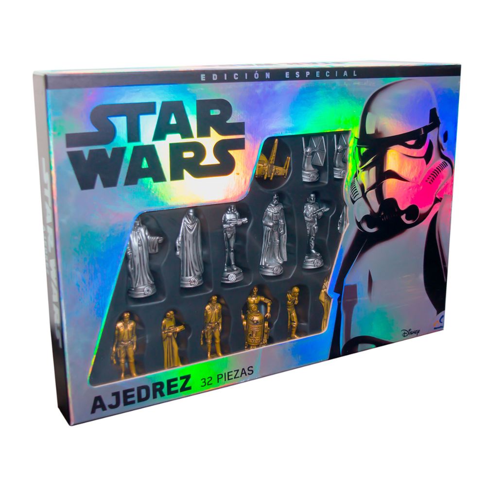 Ajedrez Star Wars 3D | Juego de Mesa Coleccionable con Piezas Pintadas a Mano