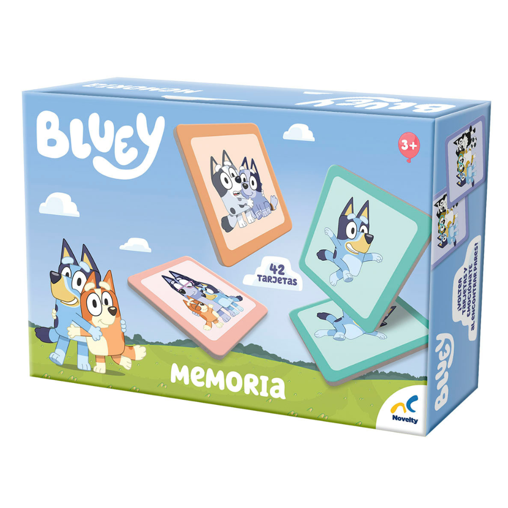 Memoria Infantil Bluey 42 Tarjetas | Juego de Memoria para Niños