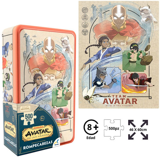 Rompecabezas Avatar Coleccionable Tin 500 Piezas