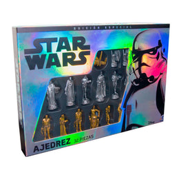 Ajedrez Star Wars 3D | Juego de Mesa Coleccionable con Piezas Pintadas a Mano