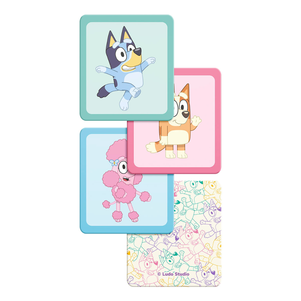 Memoria Infantil Bluey 42 Tarjetas | Juego de Memoria para Niños