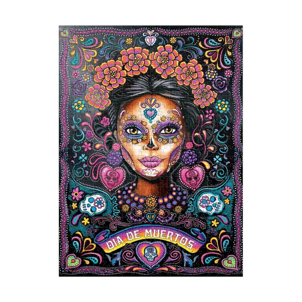 Rompecabezas Barbie Catrina Metalizado Coleccionable 500 Piezas