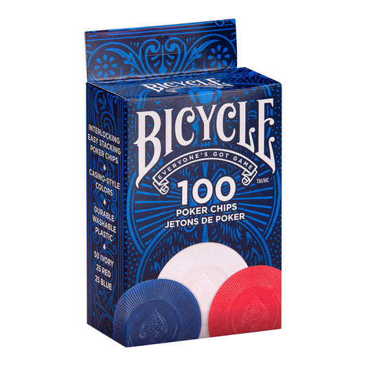 100 Fichas para Poker Bicycle