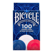 100 Fichas para Poker Bicycle
