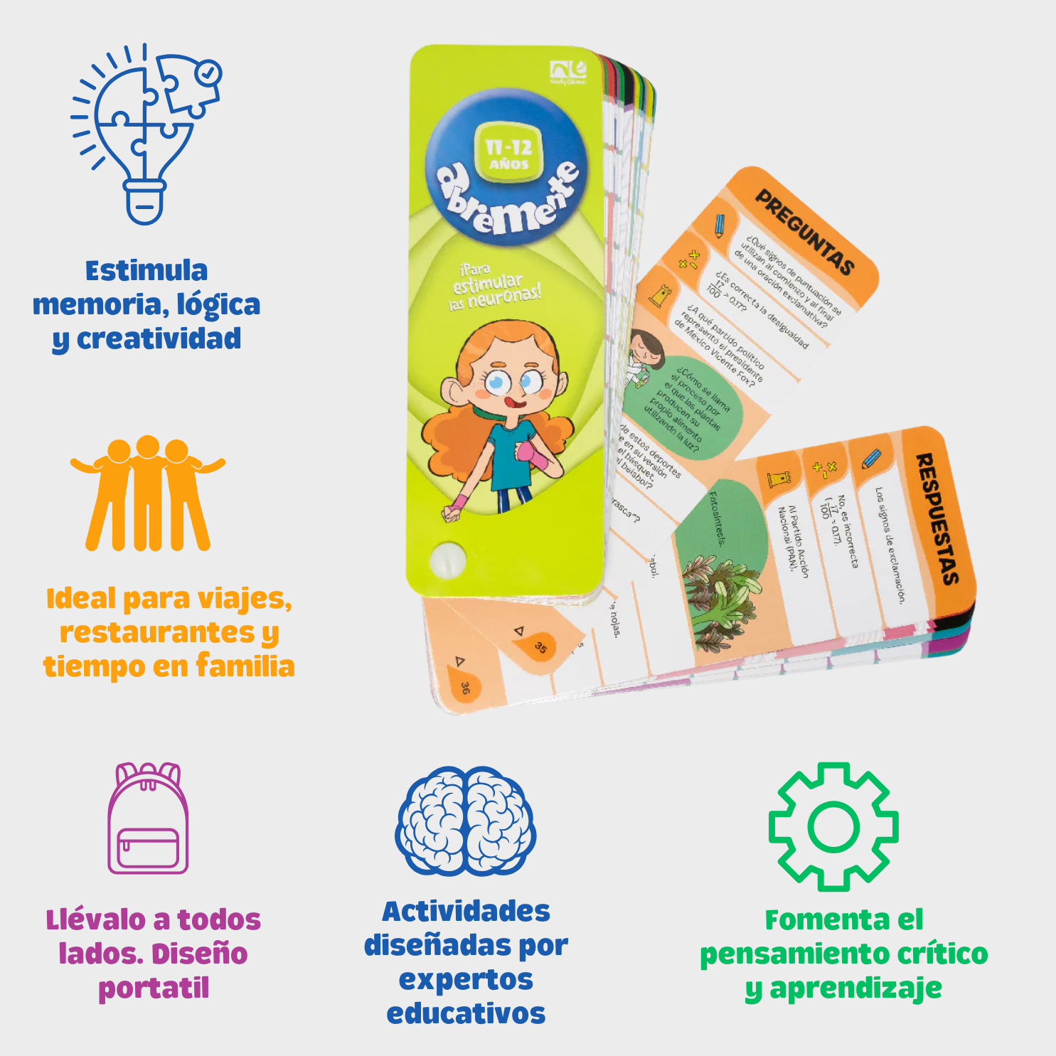 Abremente 11-12 Años, ¡Para estimular las Neuronas!