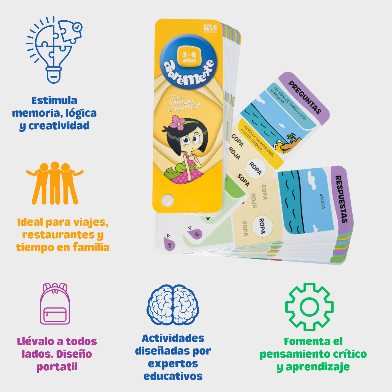 Abremente 5-6 Años, ¡Para estimular las Neuronas!