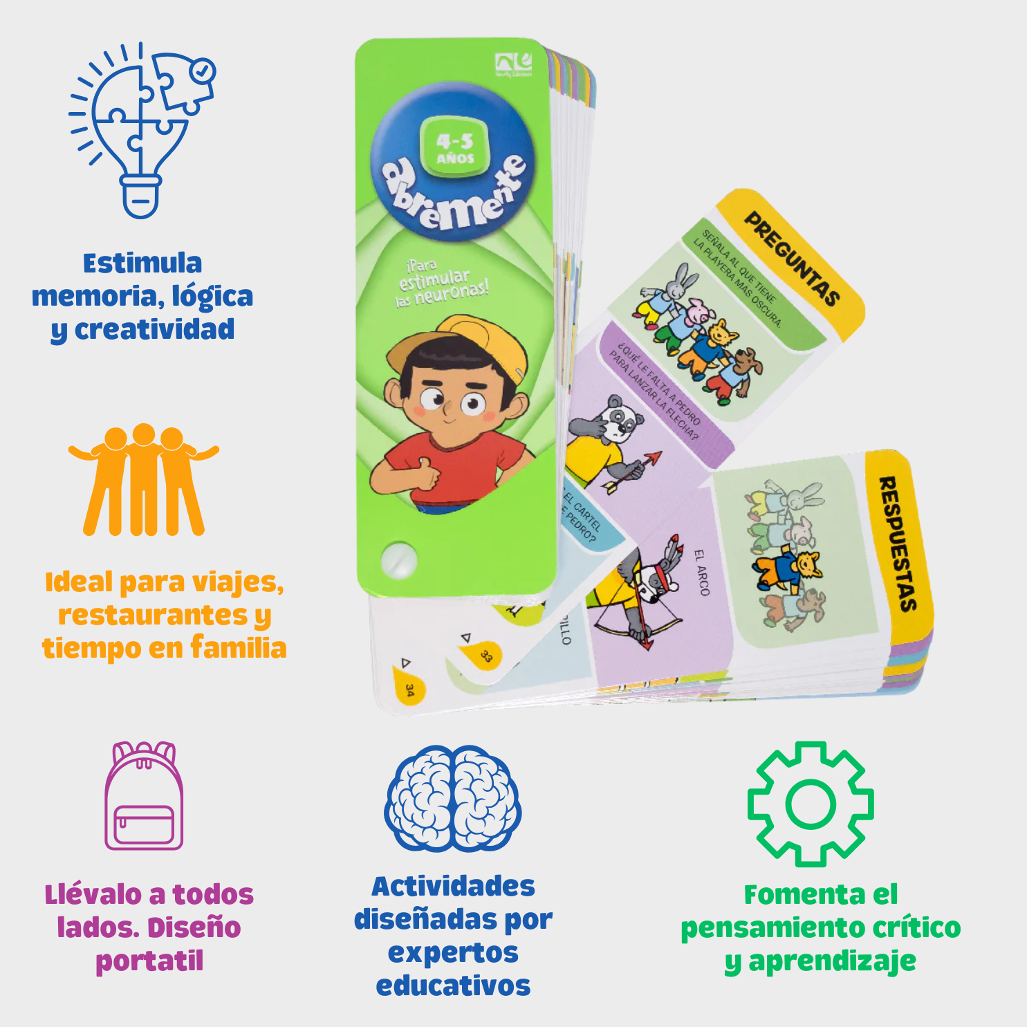 Abremente 4 - 5 Años, ¡Para estimular las Neuronas!