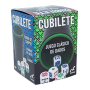Cubilete con 5 Dados – Juego Clásico de Mesa Portátil