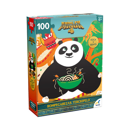 Rompecabezas Especial Aterciopelado Kung Fu Panda 4 100pz