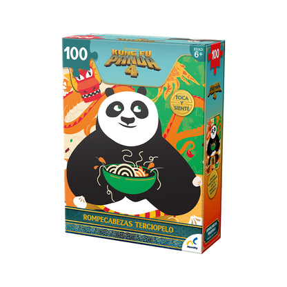 Rompecabezas Especial Aterciopelado Kung Fu Panda 4 100pz