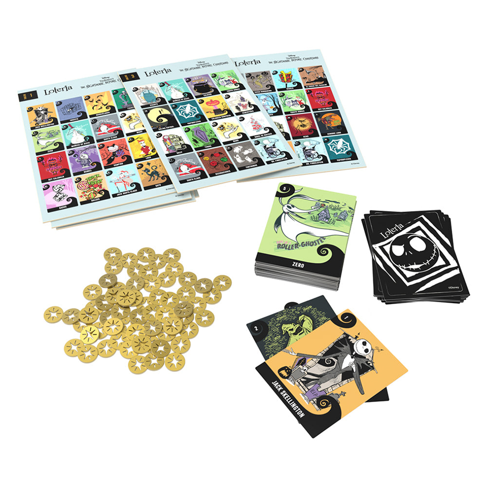 Juego De Loteria The Nightmare Before Christmas Caja De Carton