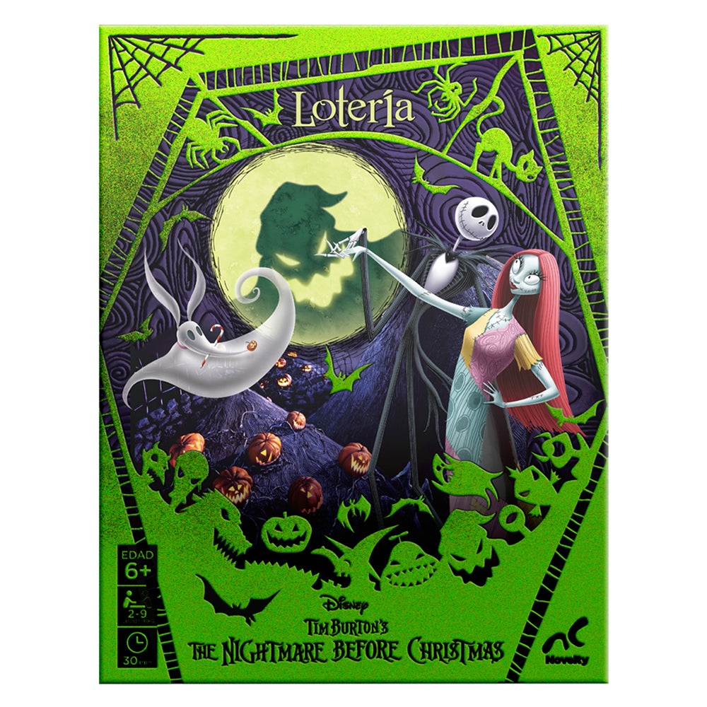 Juego De Loteria The Nightmare Before Christmas Caja De Carton